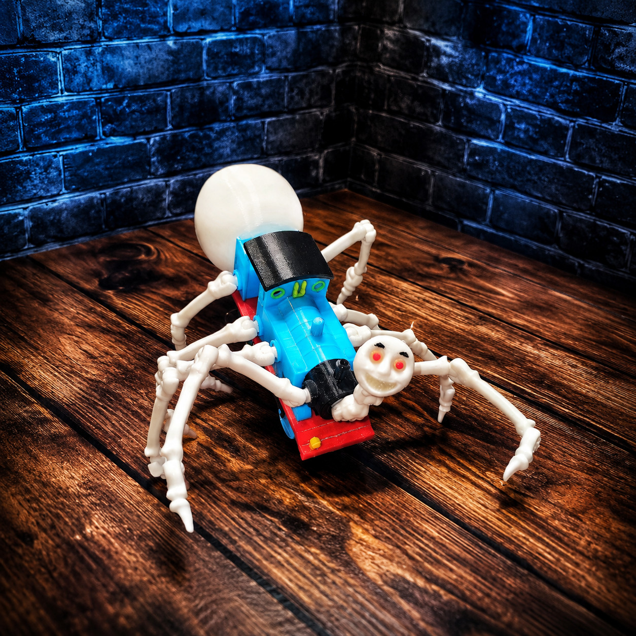 Cursed Spider Train Horror Monster Figure | Inspired by Thomas the Train.exe