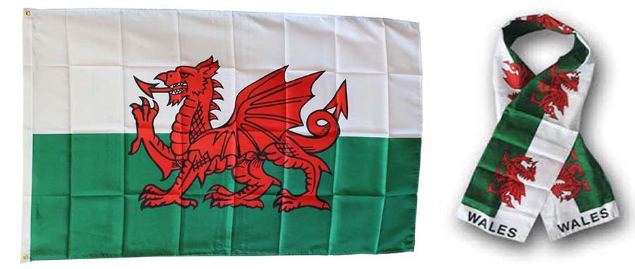 Wholesale Combo Set Wales Welsh Country 3x5 3’x5’ Flag and 8\ Wholesale Combo Set Wales Welsh Country 3x5 3’x5’ Flag and 8\