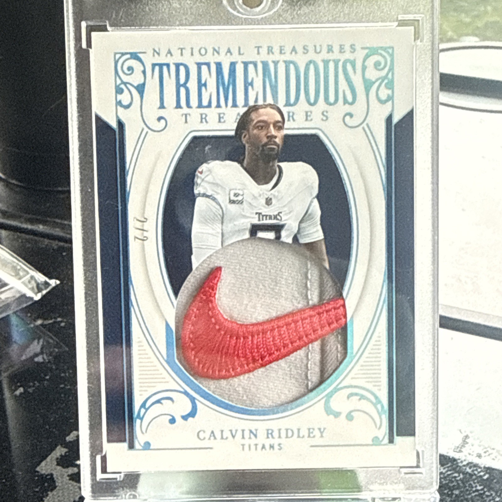 2025 National Treasures Tremendous Treasures Calvin Ridley 2/2 Nike swoosh 🔥 2025 National Treasures Tremendous Treasures Calvin Ridley 2/2 Nike swoosh 🔥