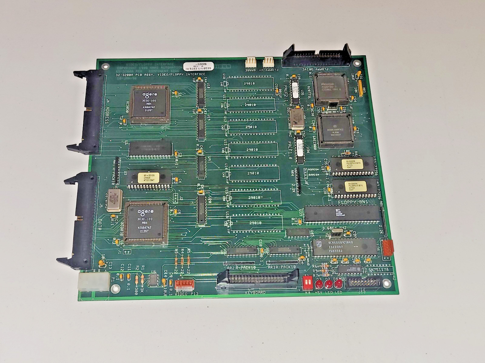 Haas  65-3200A   32-3200A Video / Floppy Interface Board