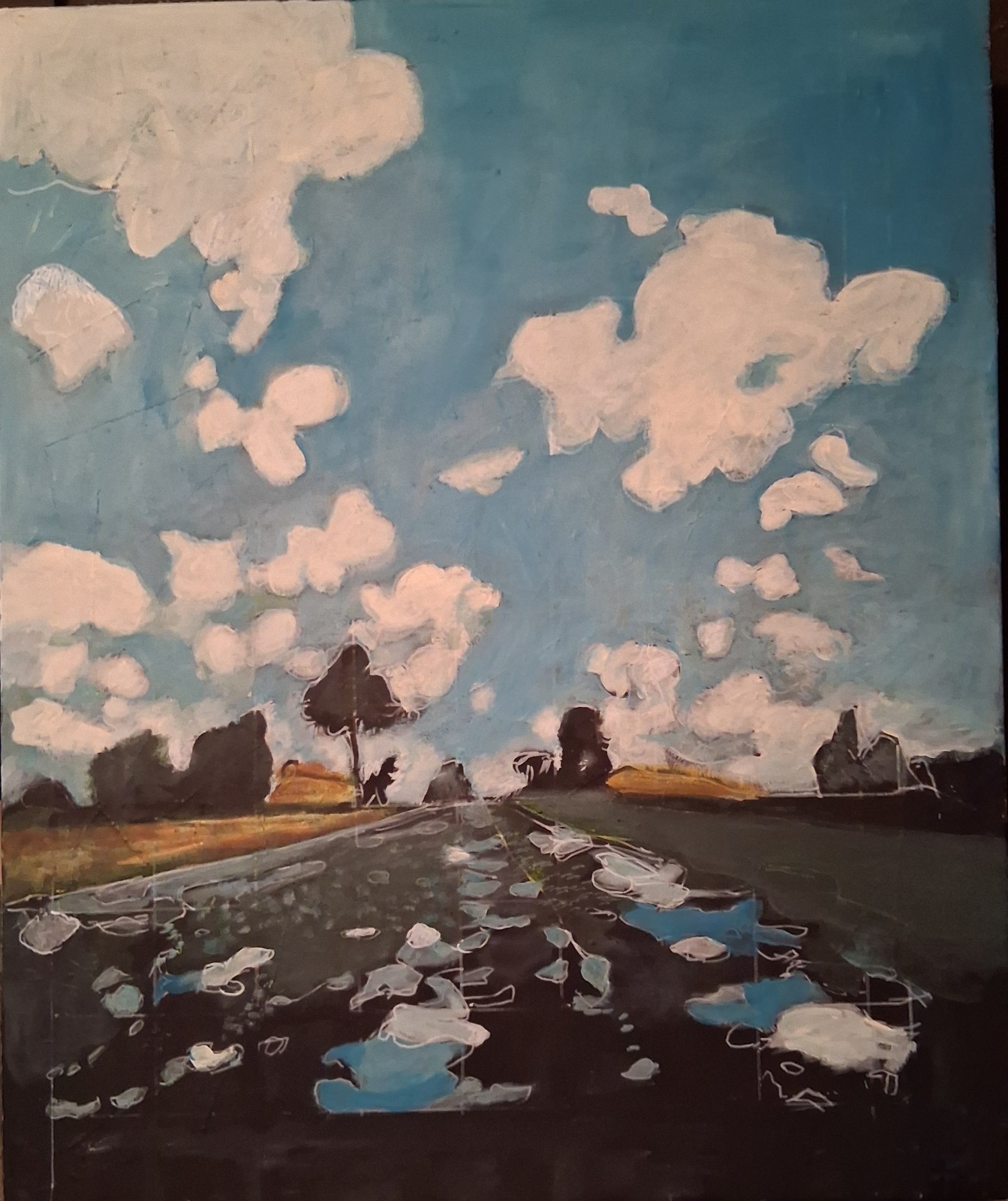 Accurate Copy Of Maxfield Parrish Painting. Acrylic On Canvas. 30 By 36 Accurate Copy Of Maxfield Parrish Painting. Acrylic On Canvas. 30 By 36