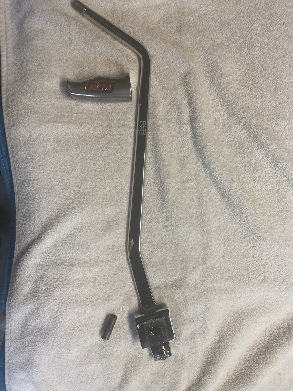 B&M Shifter T-Handle + Shift Knob Hot Rat Rod Drag Race Gasser MOPAR Ship Free B&M Shifter T-Handle + Shift Knob Hot Rat Rod Drag Race Gasser MOPAR Ship Free