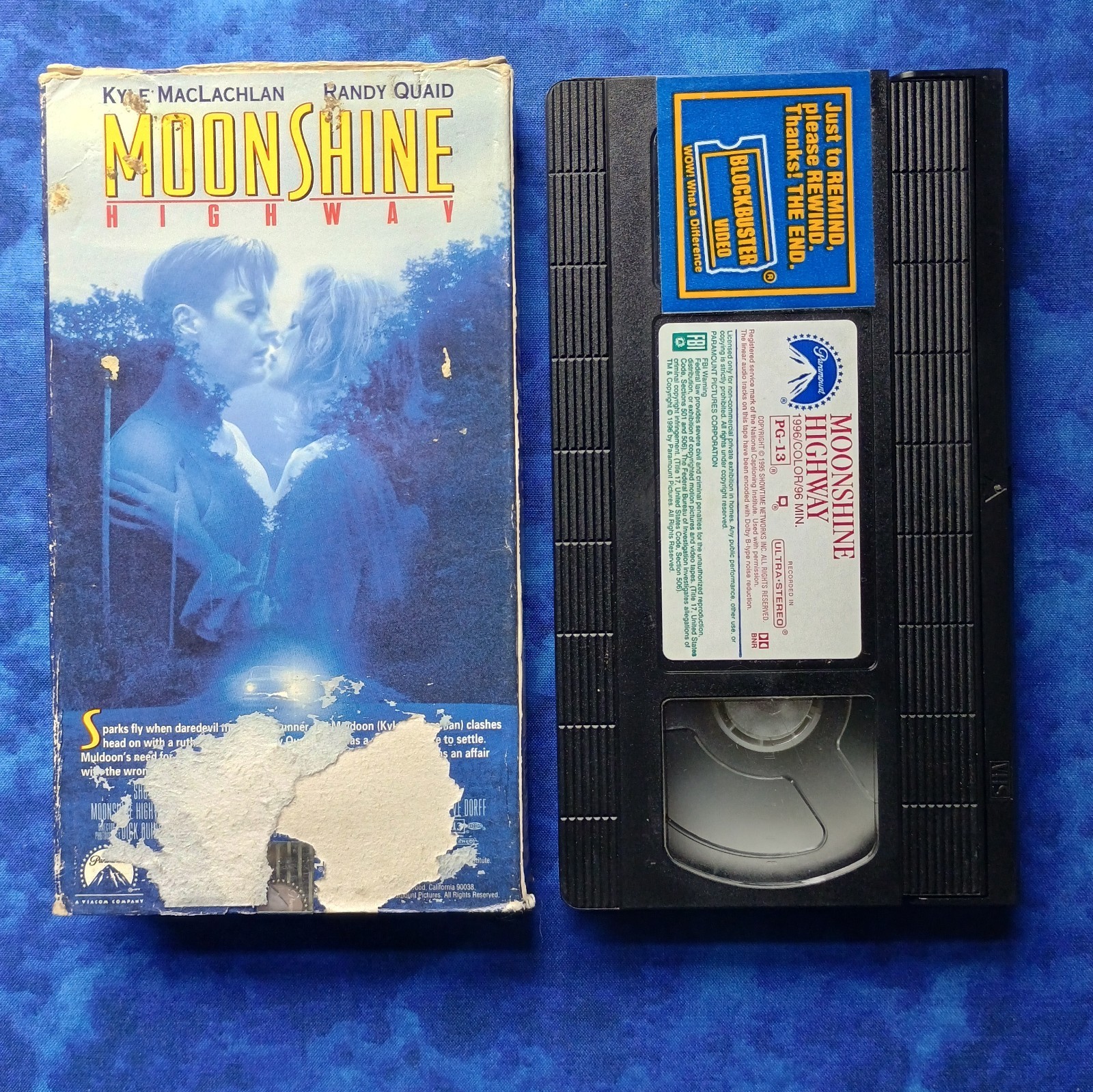 Moonshine Highway VHS 1996 Kyle MacLachlan Randy Quaid Tested & Working Moonshine Highway VHS 1996 Kyle MacLachlan Randy Quaid Tested & Working