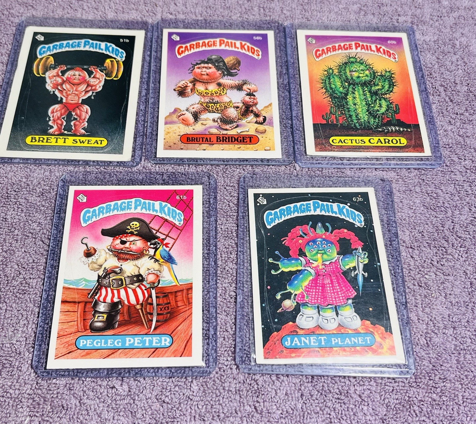 Vintage 1986 GPK Topps Card Lot/5 All In Excellent Condition Vintage 1986 GPK Topps Card Lot/5 All In Excellent Condition