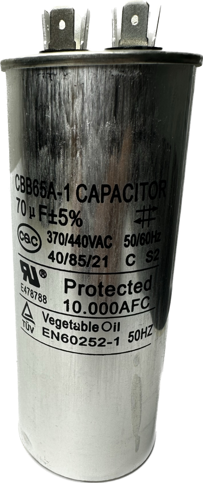 70UF 370/440VAC CBB65A-1 Air Conditioning Starting Capacitor