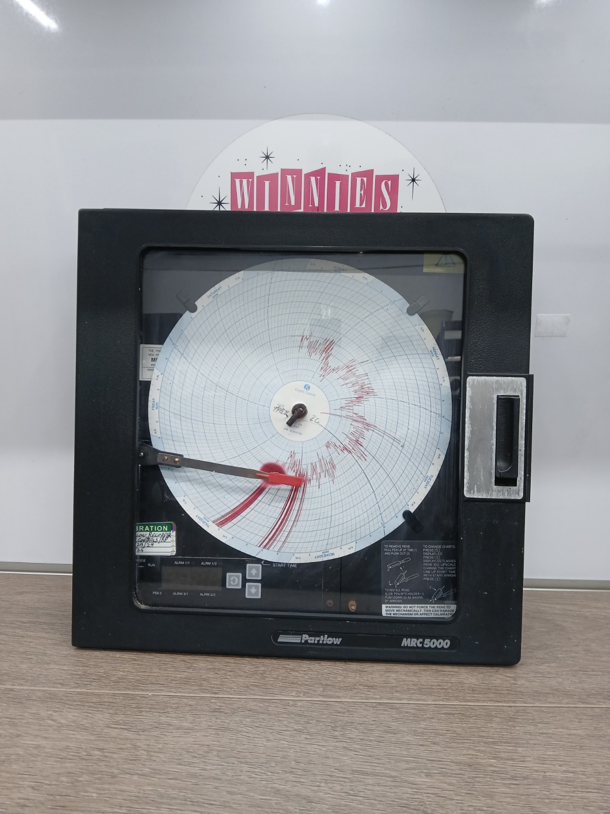 Partlow Mrc-5000 Circular Chart Recorder Partlow Mrc-5000 Circular Chart Recorder