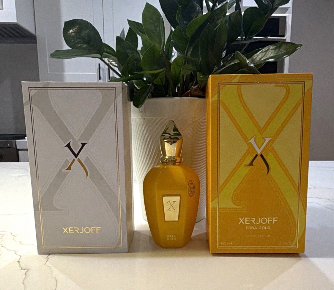 Xerjoff Erba Gold Eau de Parfum Spray, Regular Size 3.4 fl oz 95% full Xerjoff Erba Gold Eau de Parfum Spray, Regular Size 3.4 fl oz 95% full
