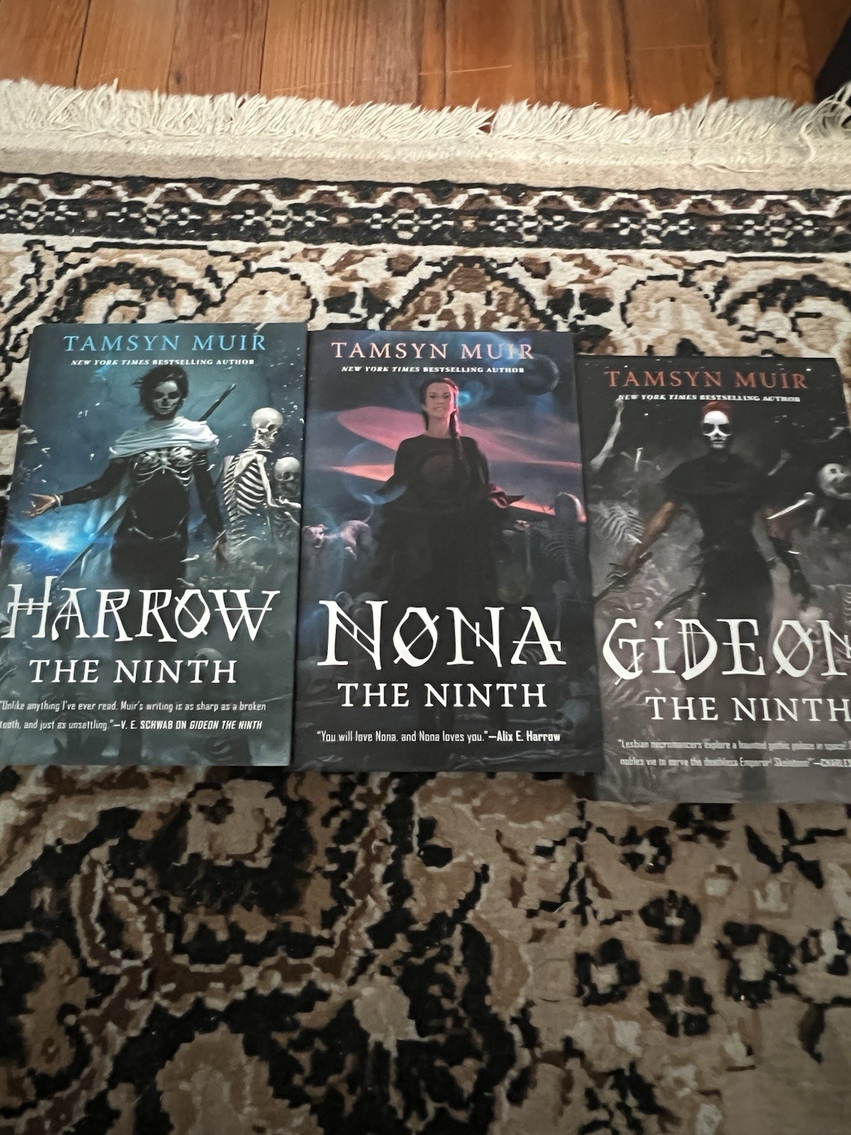 Gideon The Ninth Locked Tomb Trilogy Set Illumicrate  Signed Sprayed Edges