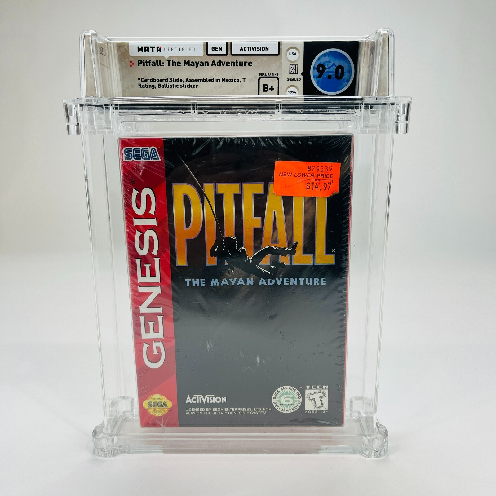 Pitfall: The Mayan Adventure - Sega Genesis, 1994 Assemb. in Mexico WATA 9.0 B+