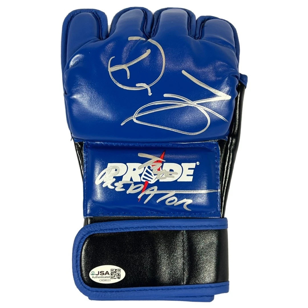 Don Frye autographed signed inscribed UFC Pride Fighting glove JSA The Predator
