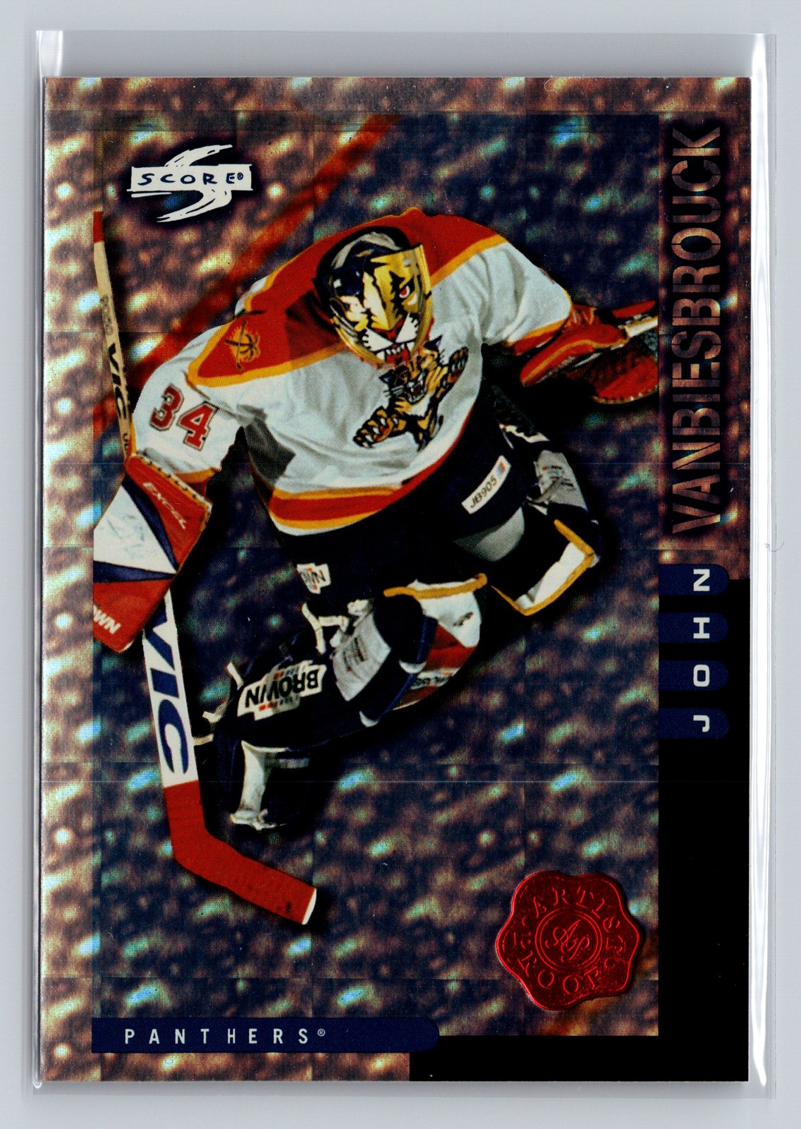 1997-98 Score #34 Patrick Roy Red Artist Proof 1997-98 Score #34 Patrick Roy Red Artist Proof