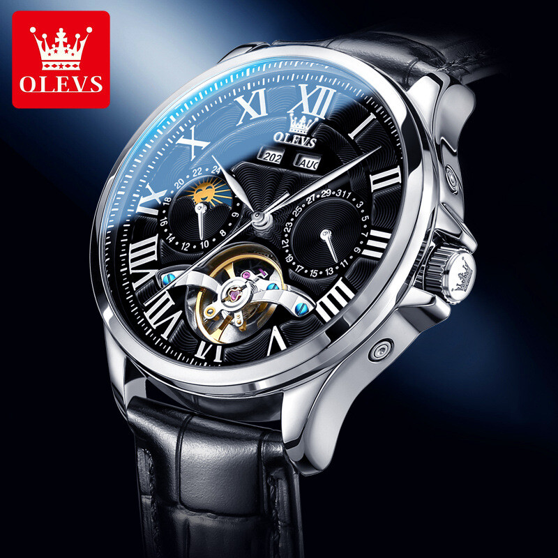 New OLEVS Brand Watch Multi-Functional Mechanical Watch for Men Business Watch New OLEVS Brand Watch Multi-Functional Mechanical Watch for Men Business Watch
