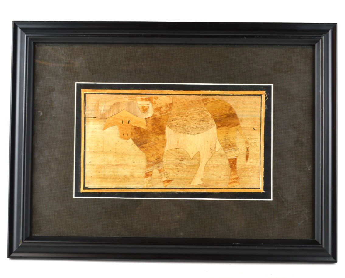 Wood Art Bull Original Artist Animal 15 Wood Art Bull Original Artist Animal 15