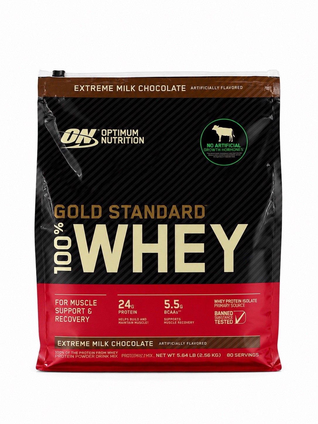 Optimum Nutrition Gold Standard 100% Whey Protein 5.64 lbs 80 Servings Chocolate Optimum Nutrition Gold Standard 100% Whey Protein 5.64 lbs 80 Servings Chocolate