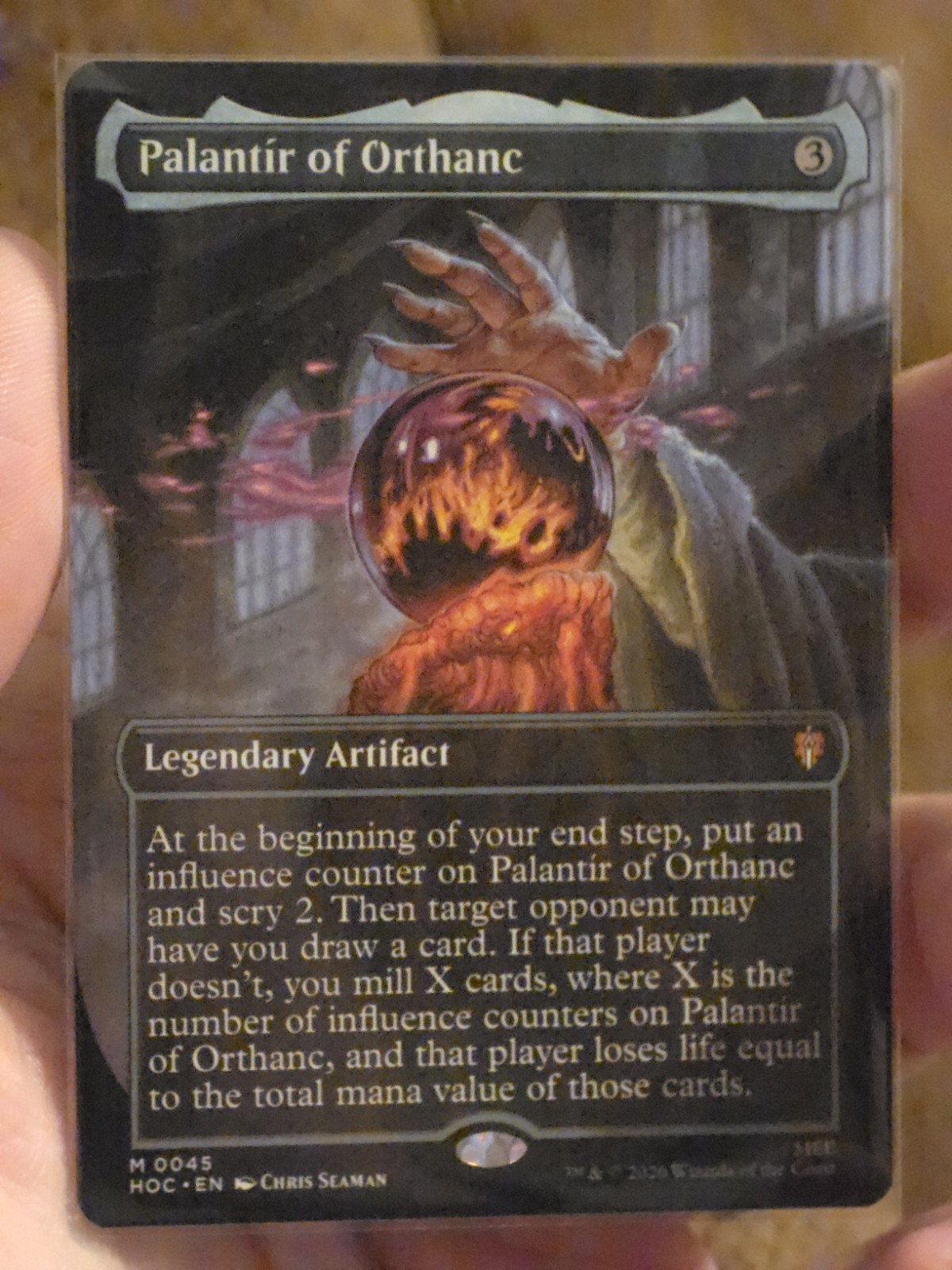 Palantir of Orthanc (Borderless) NM #45 Pack Fresh MtG Hobbit Palantir of Orthanc (Borderless) NM #45 Pack Fresh MtG Hobbit