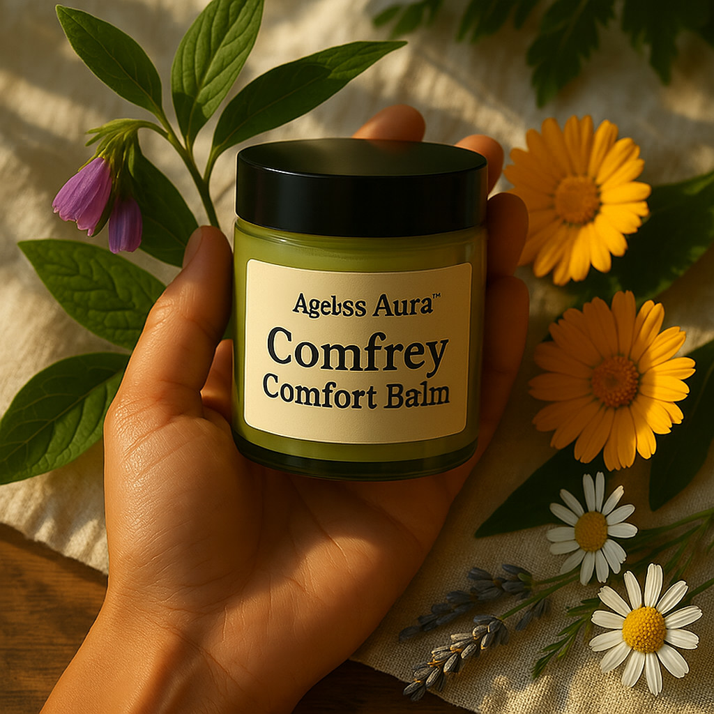 Ageless Aura® Comfrey Comfort Balm – 2oz (“Knitbone”)