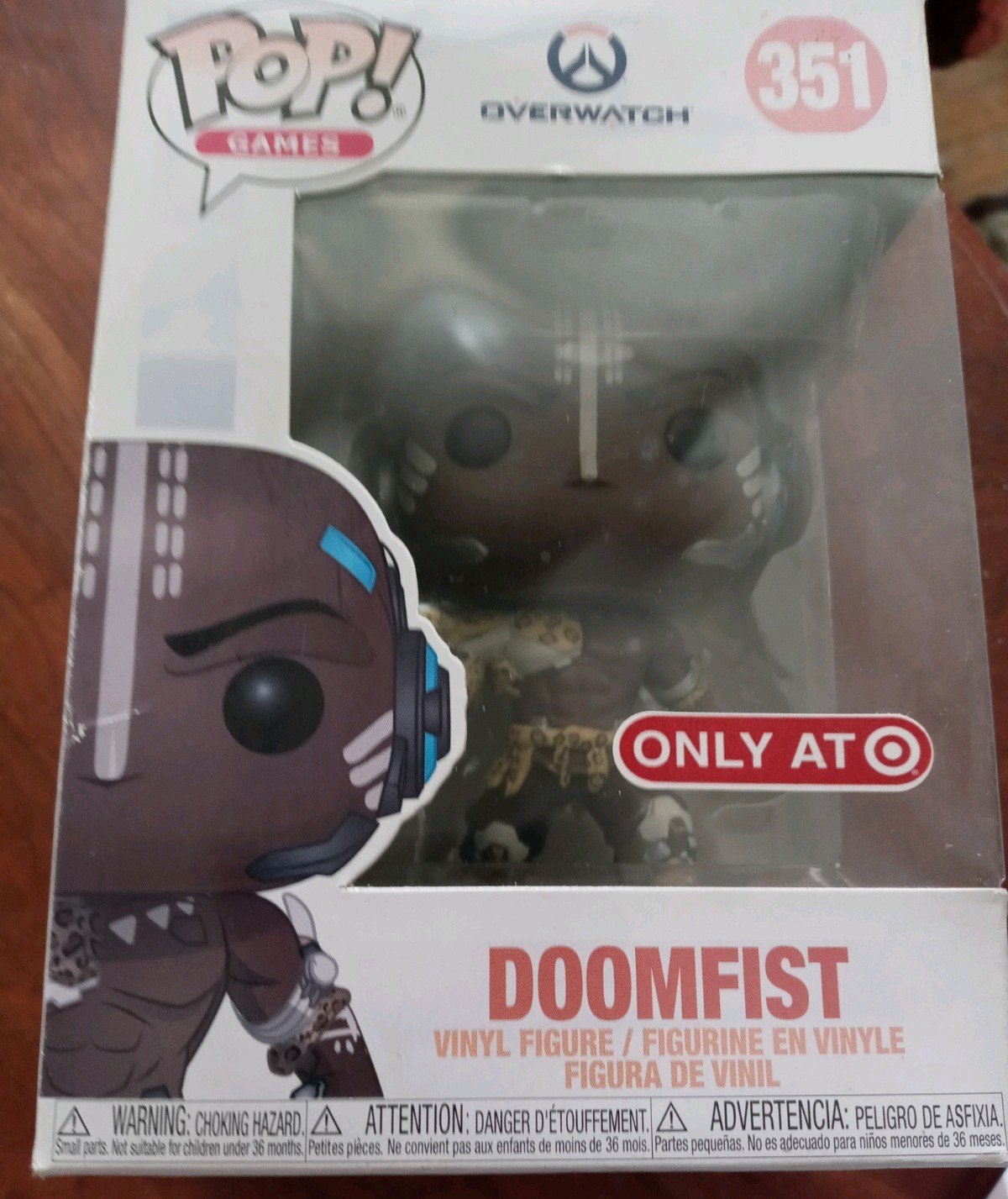 Doomfist #351 Overwatch Funko Pop - RARE Target Exclusive NIB - Doomfist #351 Overwatch Funko Pop - RARE Target Exclusive NIB -