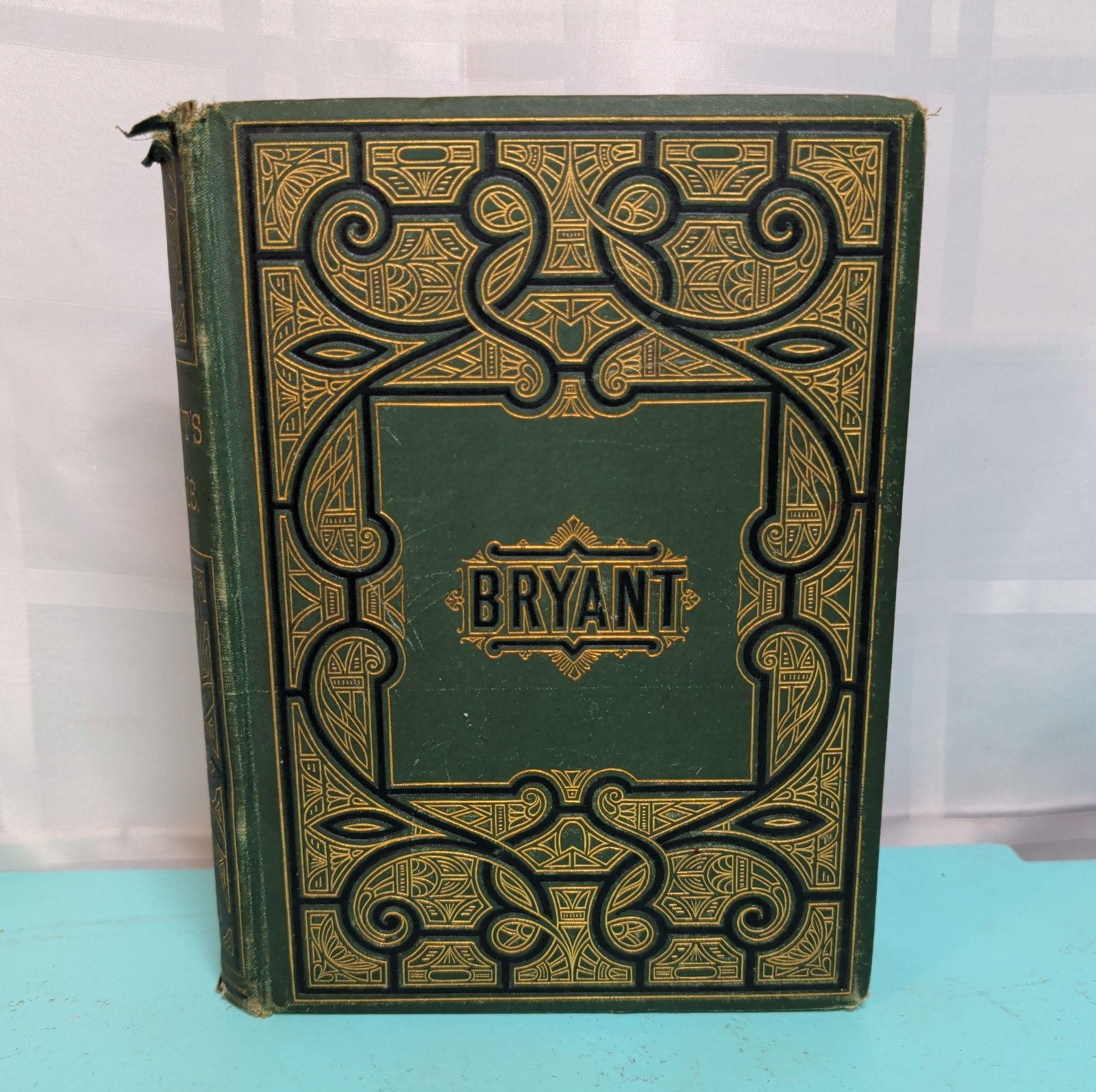 Antique 1876 Poems by William Cullen Bryant Hardcover D Appleton Vintage Poetry Antique 1876 Poems by William Cullen Bryant Hardcover D Appleton Vintage Poetry