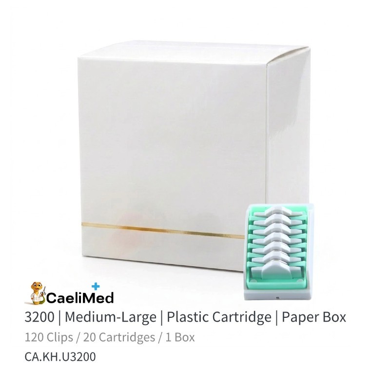 Titanium Ligating Clips, 120pcs per Box 3200,2200,1201 Hemostatic Clips