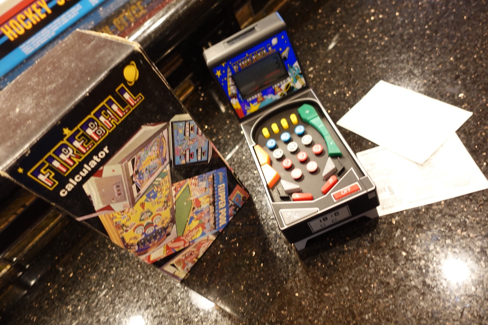 Vintage Fireball Pinball Electronic handheld video game calculator   MINT     A3