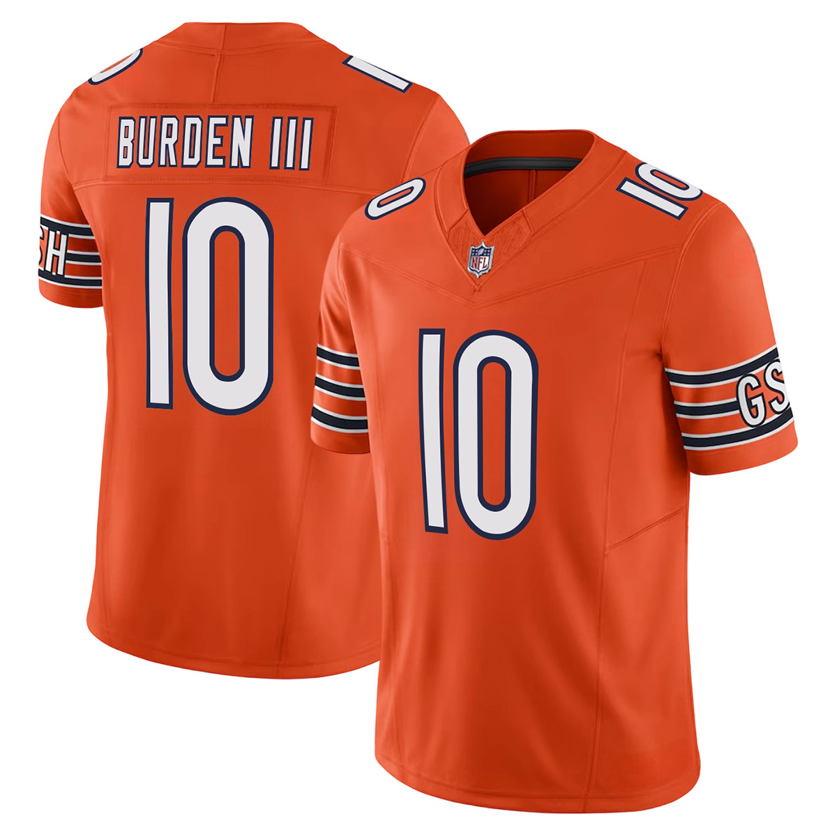 New Luther Burden #10 Men's Bears Limited Player All Stitched Jersey S-3XL-NWT