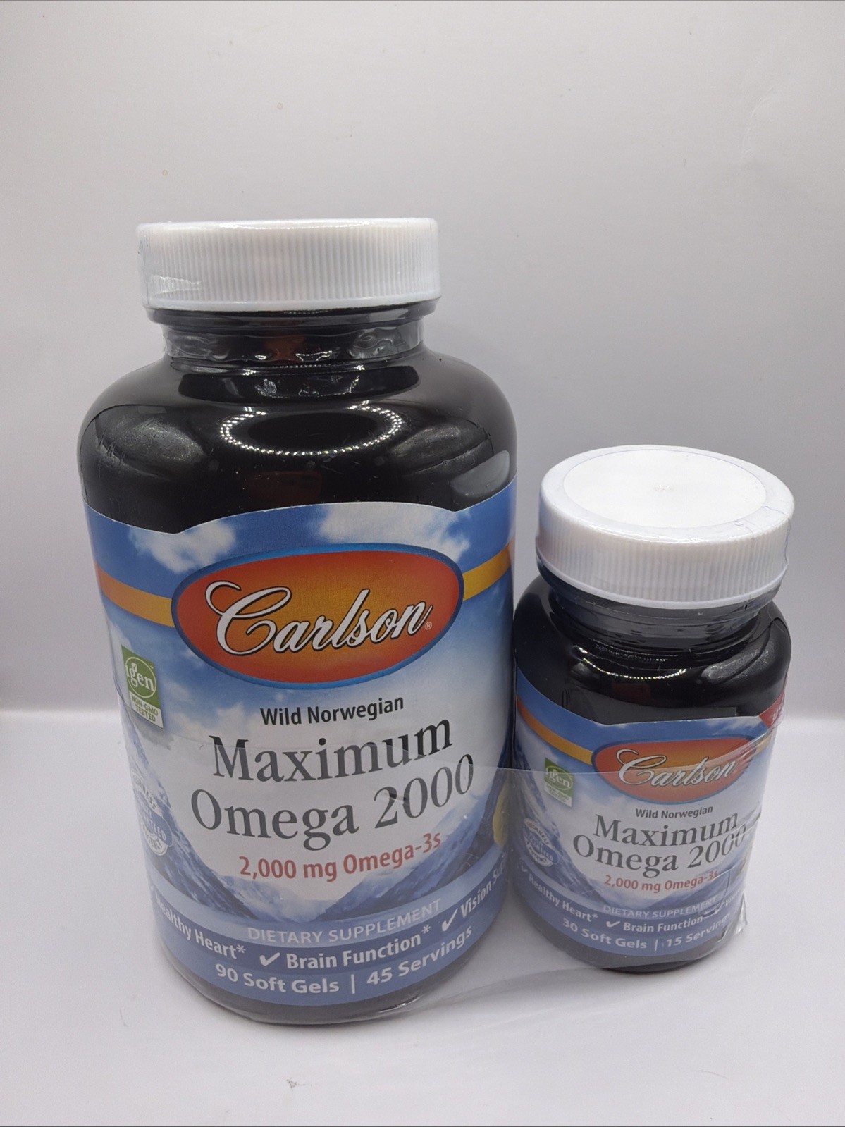Carlson Labs - Maximum Omega 2000 Mg - 90 +30 Softgels BB:05/2028 Carlson Labs - Maximum Omega 2000 Mg - 90 +30 Softgels BB:05/2028