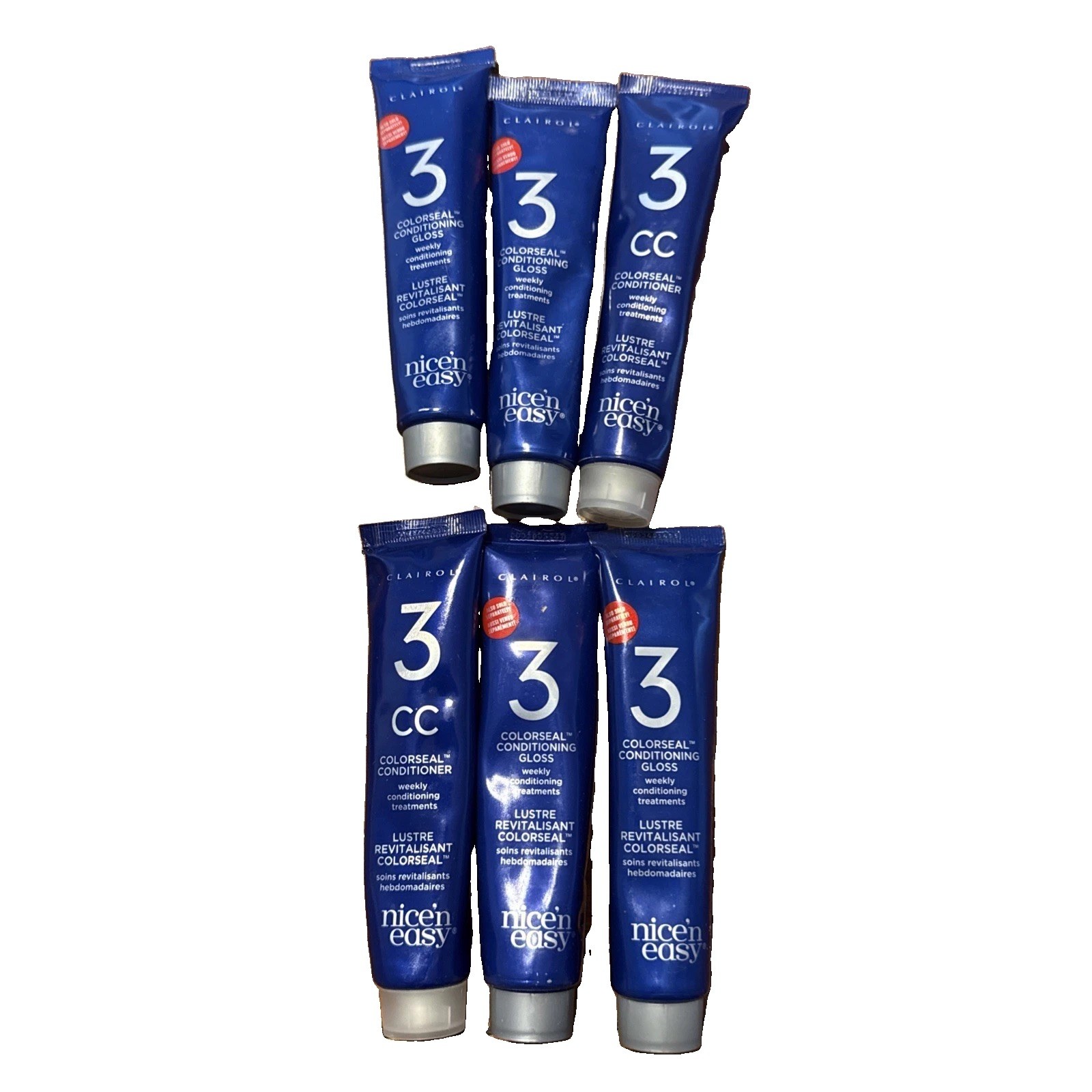 Clairol Nice N Easy 3 ColorSeal Conditioning Gloss Weekly Treatment Blue x 6 Clairol Nice N Easy 3 ColorSeal Conditioning Gloss Weekly Treatment Blue x 6
