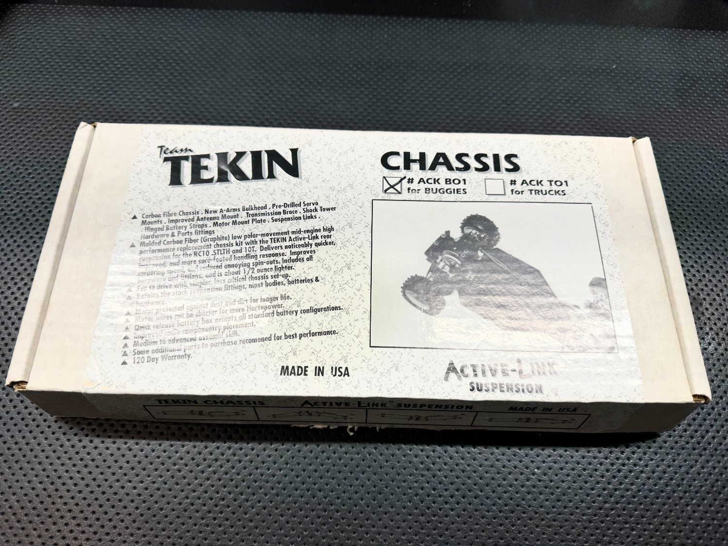 Vintage Team Tekin ACK-B01 Active-Link Chassis Kit RC10 Mid Motor Conversion