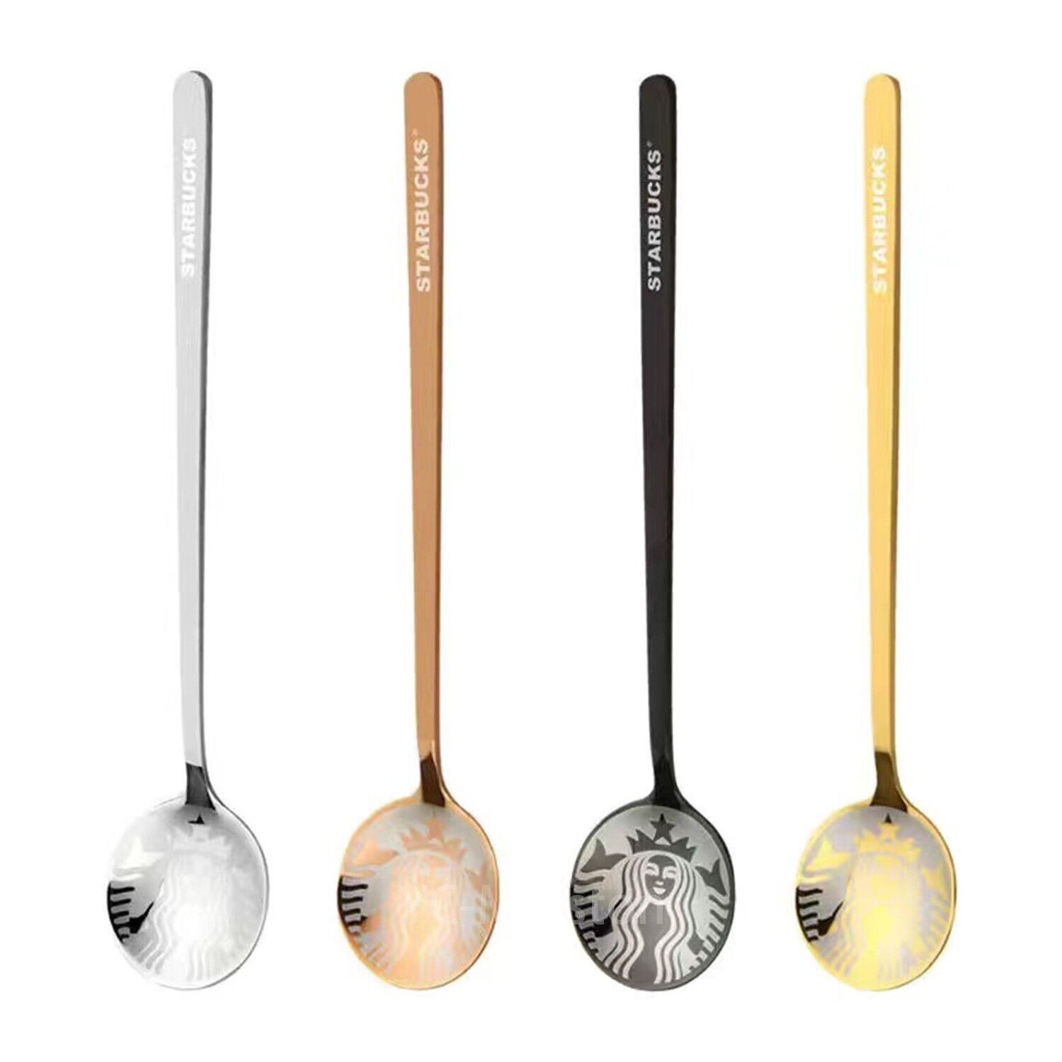 Starbucks Limited Edition Coffee Spoon Stainless Steel Siren Logo Tableware Gift