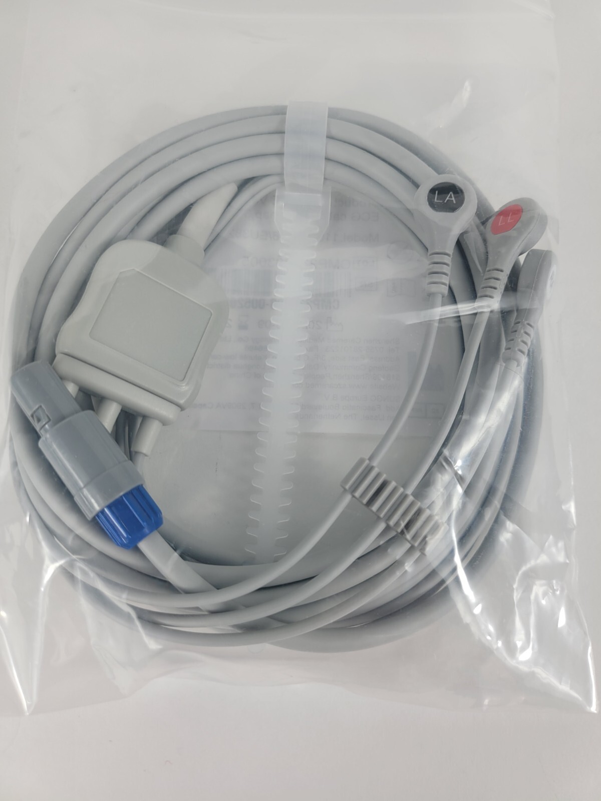 GE Vivid i, E, Q, IQ Compatible 3 Lead ECG Cable GE Vivid i, E, Q, IQ Compatible 3 Lead ECG Cable