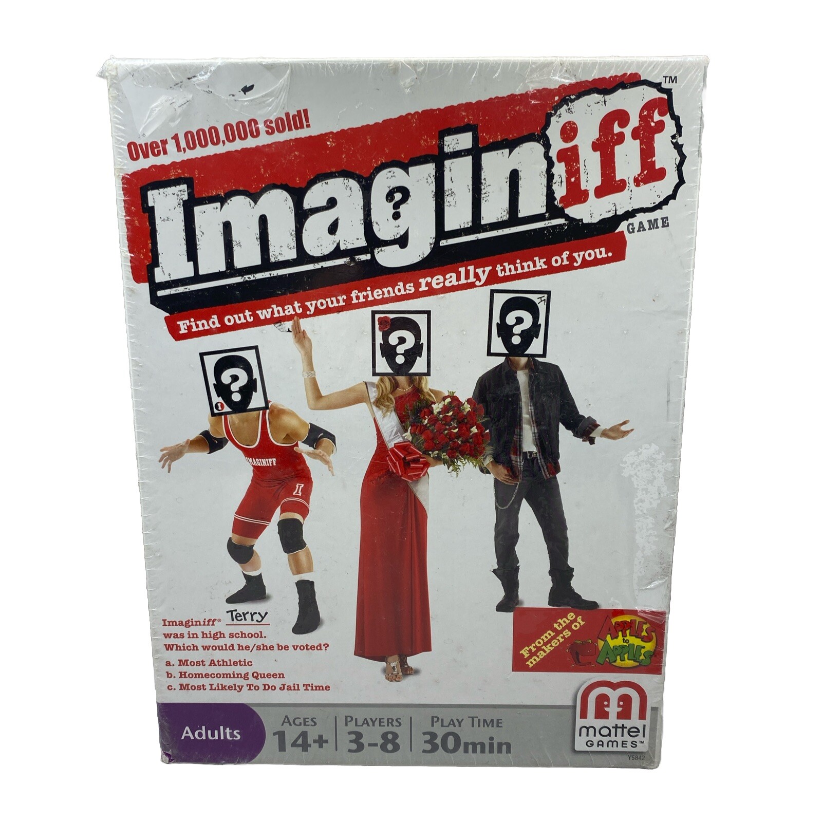 Imagin Iff • Mattel Adult Party Game • Ages 14+ • New & Sealed • Damaged Box Imagin Iff • Mattel Adult Party Game • Ages 14+ • New & Sealed • Damaged Box