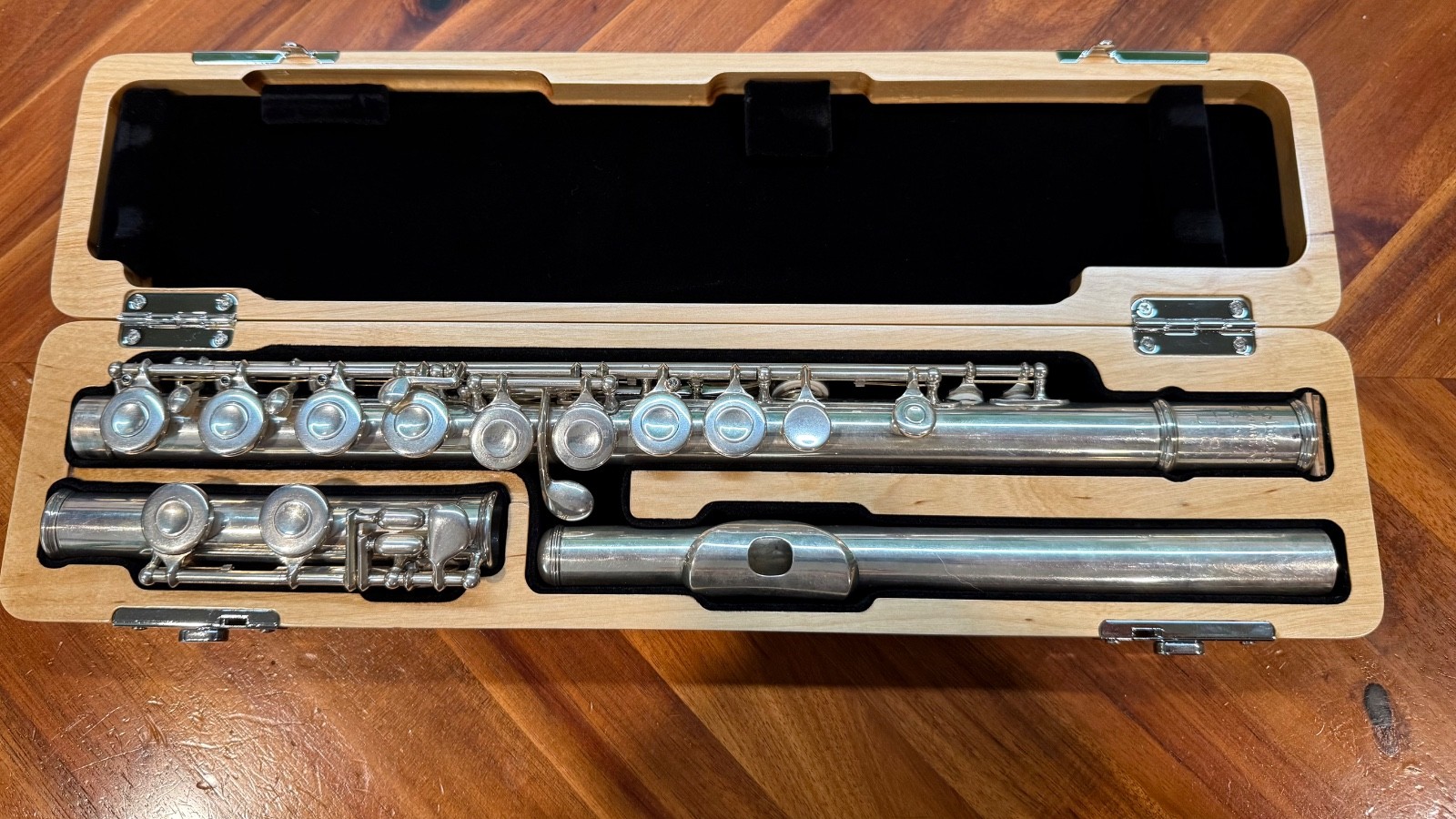 1930's Selmer USA George Haynes Solid Silver Boehm Flute