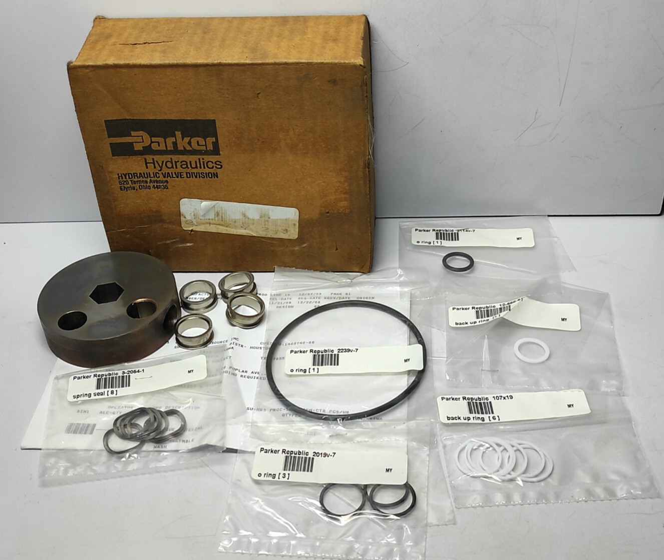 Parker 8-1478-4 Repair Kit Varco 217723 Repair Kit Valve V4 / 814784