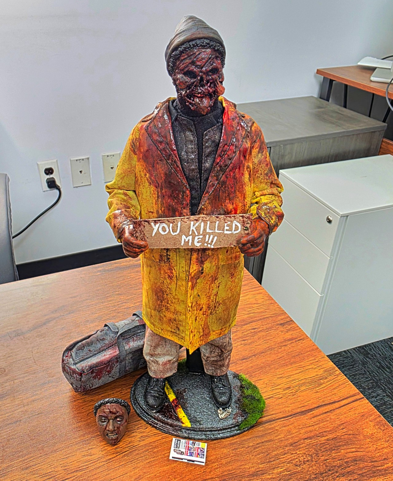 1/6 Custom Creepshow 2 Hitchiker Figure Not Ones Customs 1/6 Custom Creepshow 2 Hitchiker Figure Not Ones Customs