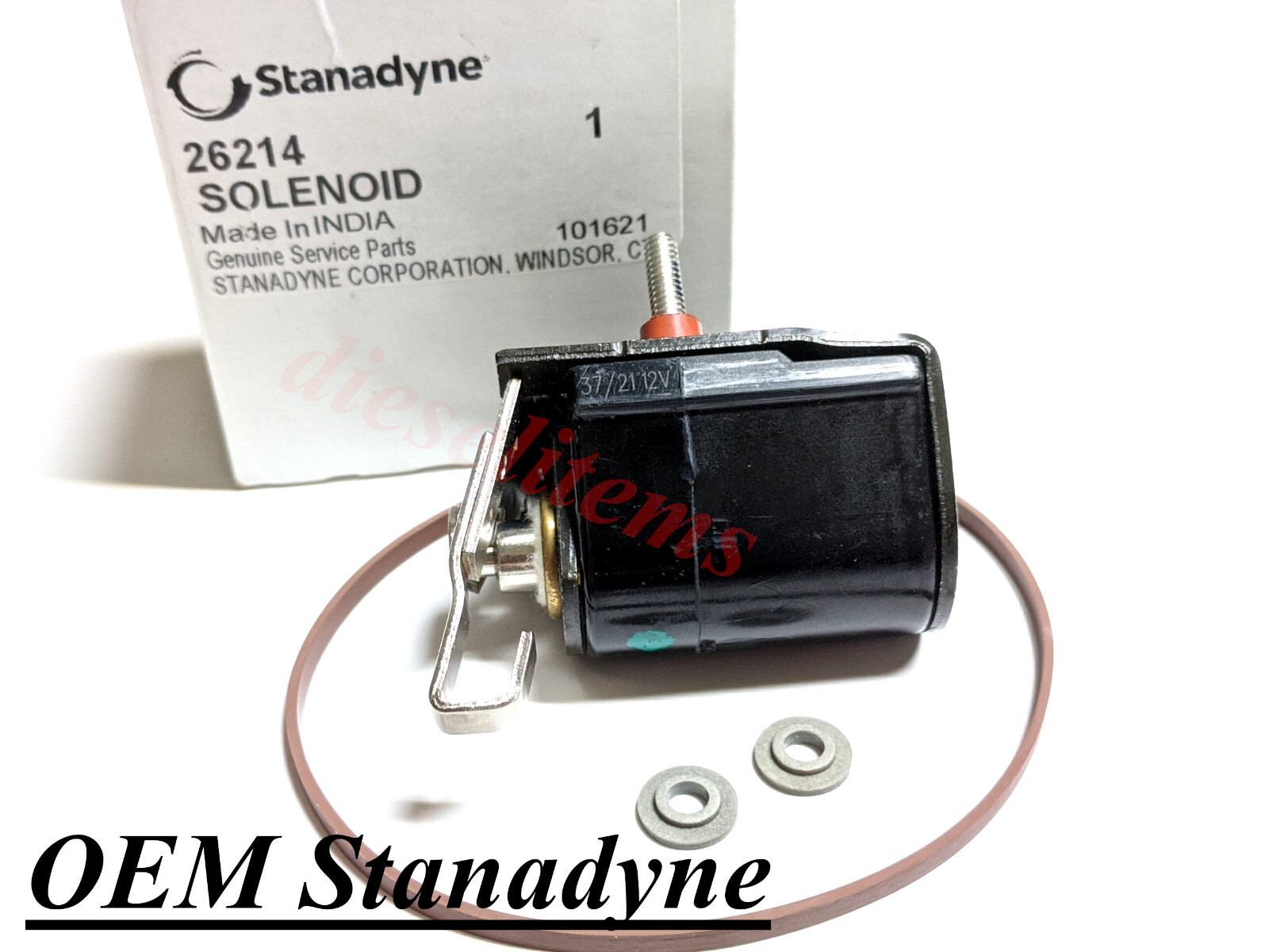 OEM Stanadyne / Roosamaster Injection Pump Shut Off Solenoid 5.7 6.2 6.5 6.9 7.3