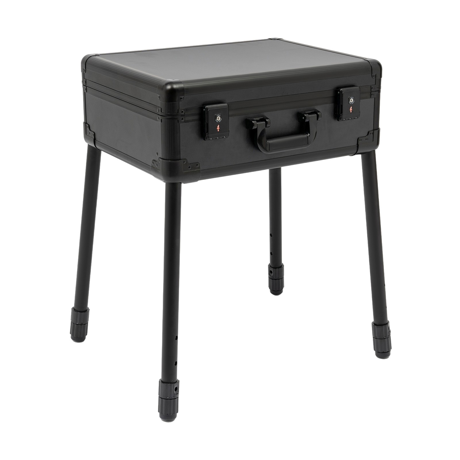 Professional Barber Stylist Suitcase with Adjustable Stand and Large Capacity