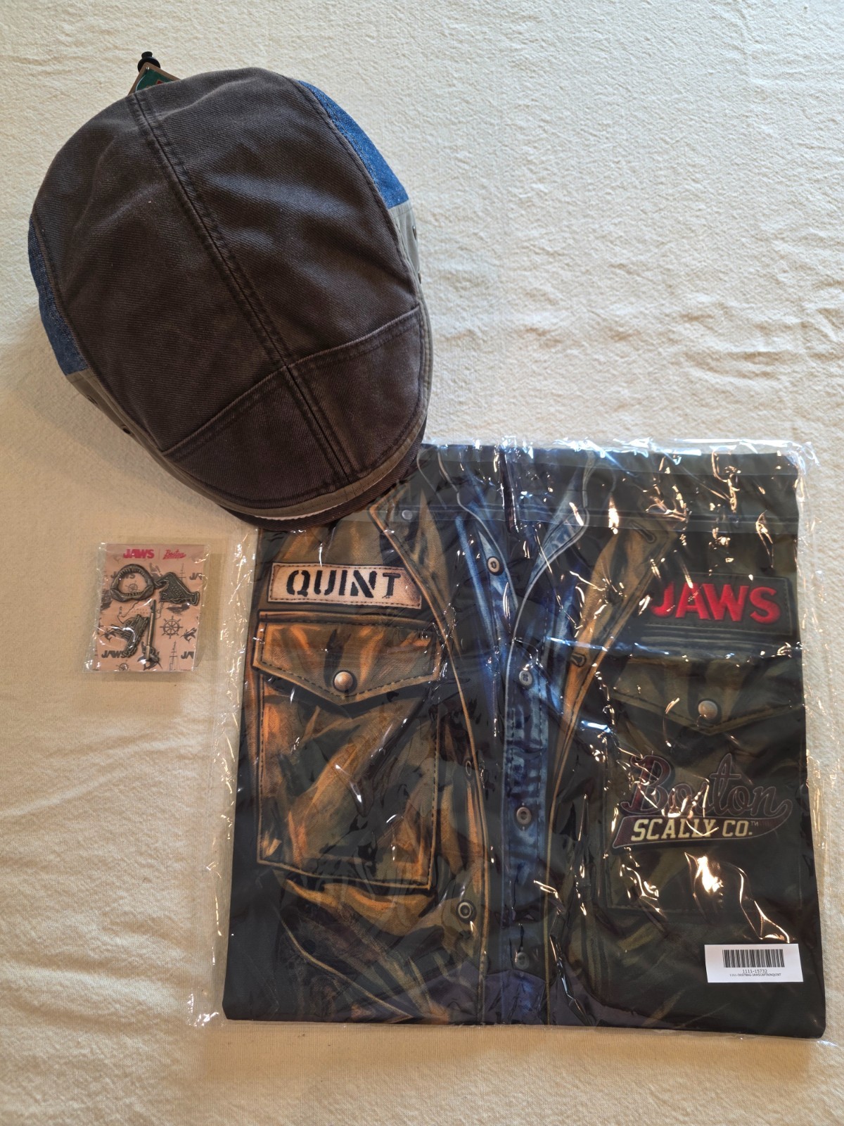 Boston Scally-- Jaws Captain Quint Cap set  XXL -62 LIMITED EDITION SOLD OUT