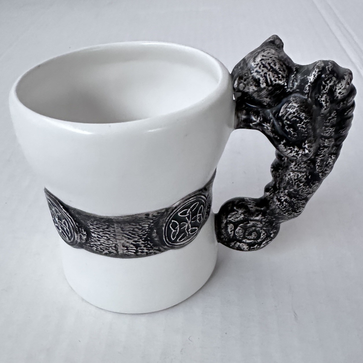 VTG New Old Stock 1997 Vandor Ceramic Goth Gothic Gargoyle Handle Mug VTG New Old Stock 1997 Vandor Ceramic Goth Gothic Gargoyle Handle Mug