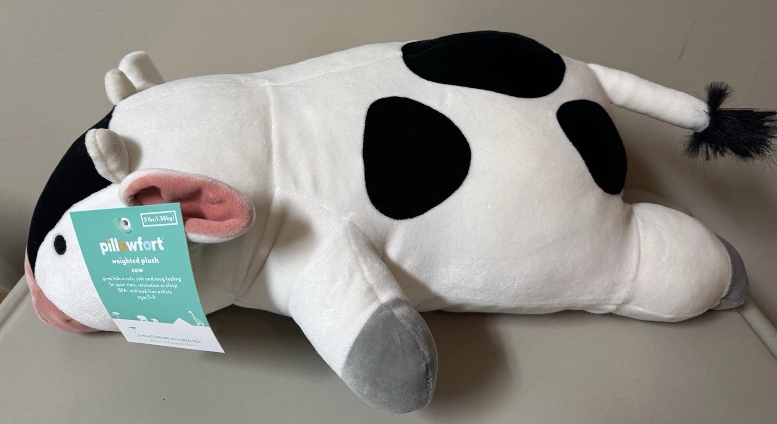 Target PILLOWFORT WEIGHTED PLUSH Cow NWT Rare Retired Target PILLOWFORT WEIGHTED PLUSH Cow NWT Rare Retired