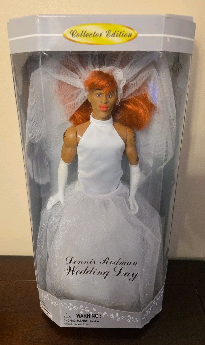 1997 DENNIS RODMAN WEDDING DAY Doll 1997 DENNIS RODMAN WEDDING DAY Doll