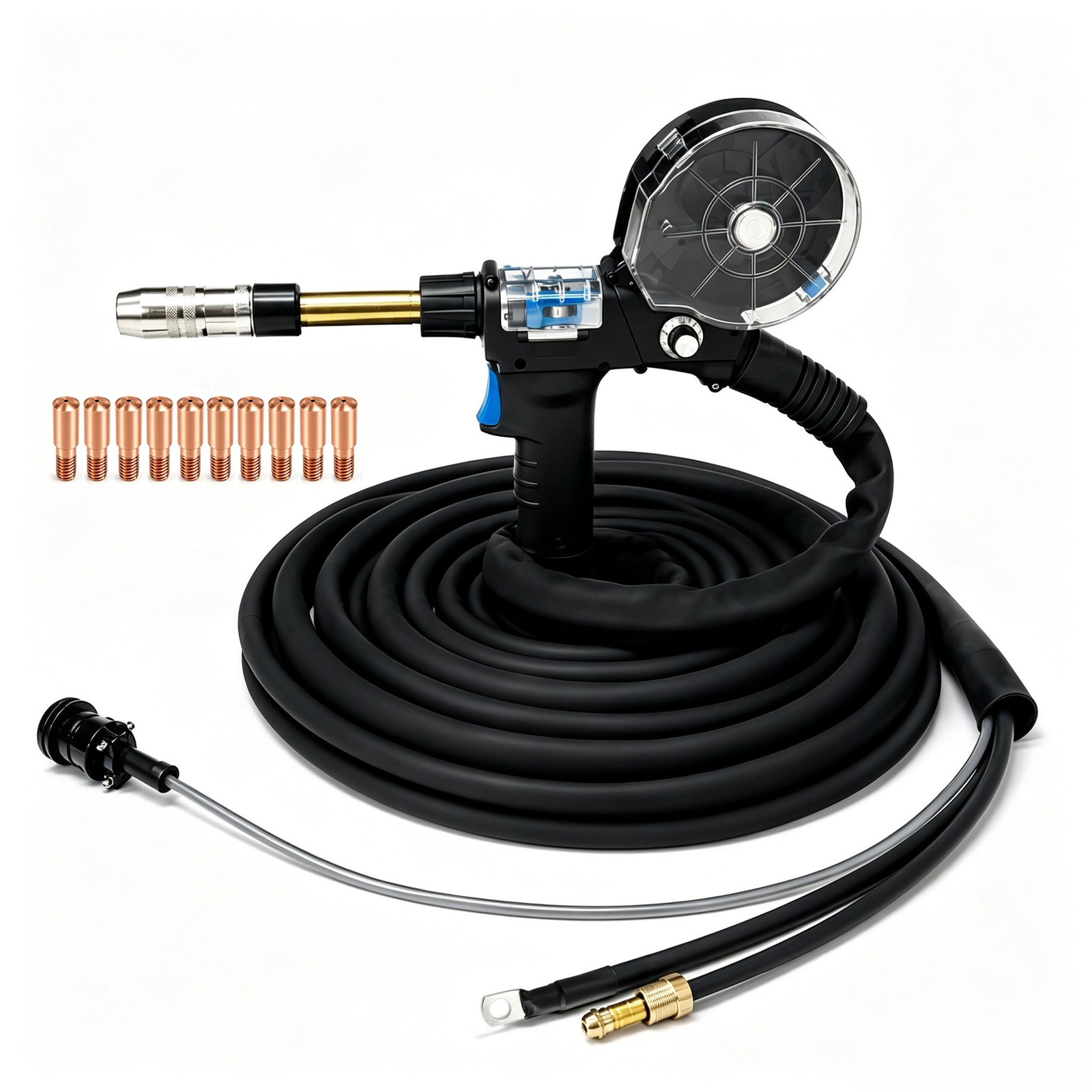 25ft Spool Gun 7Pin Replace for LINCMIG PRO 250LX Spool Gun 25ft Spool Gun 7Pin Replace for LINCMIG PRO 250LX Spool Gun