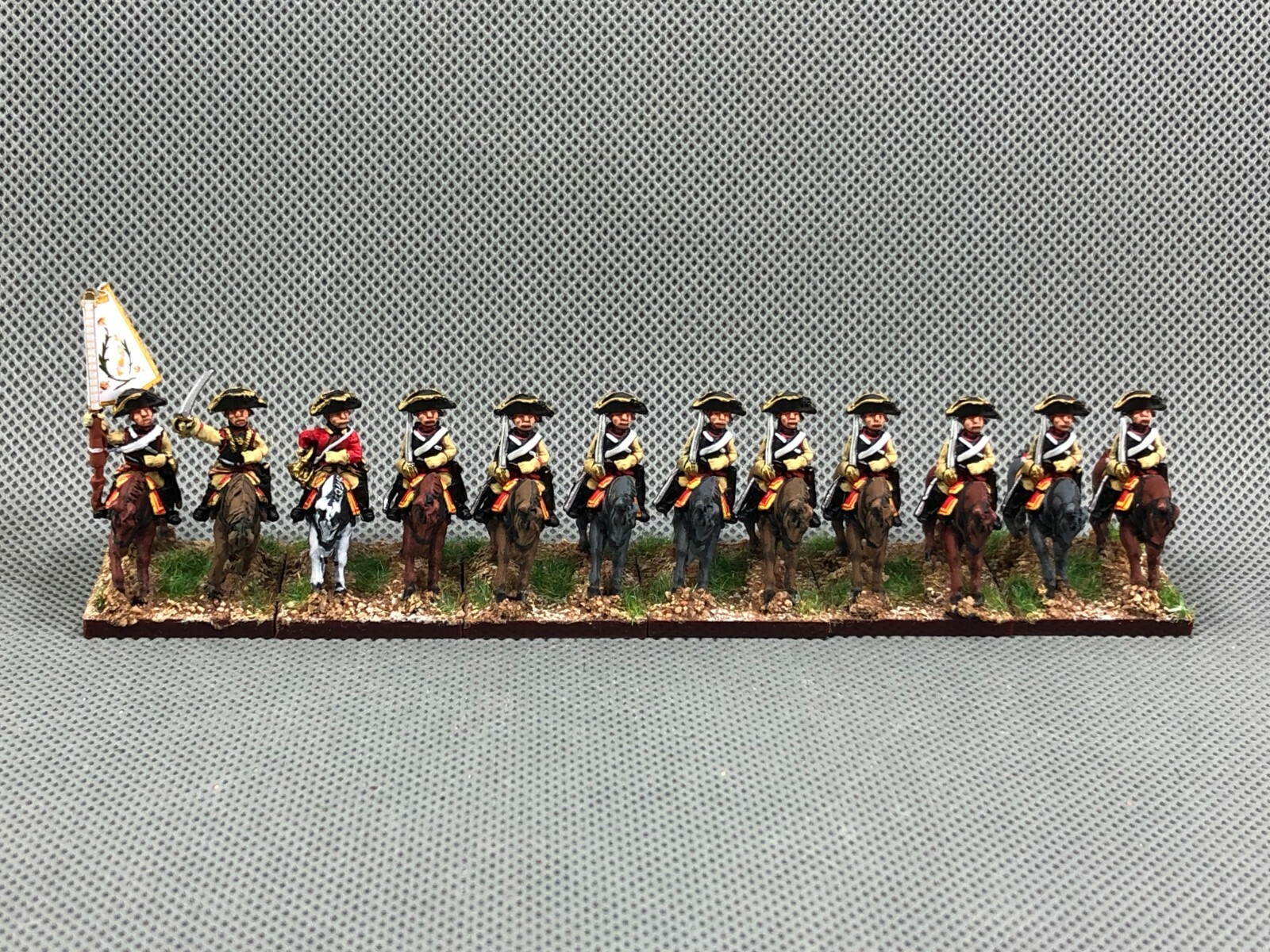 15mm SYW Seven Years War WGS painted Hessen-Kassel Hessian Gens d'Armes LB9 15mm SYW Seven Years War WGS painted Hessen-Kassel Hessian Gens d'Armes LB9