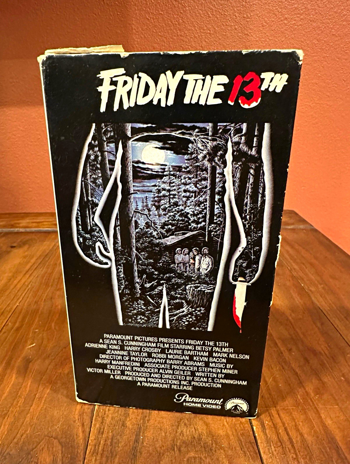 Friday the 13th (1980) VHS 1982 Paramount Gatefold First Print Horror
