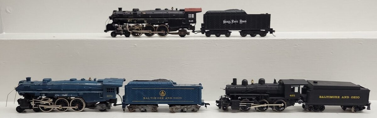 Mehano and Other HO Scale Assorted Steam Locomotives w/ Tenders [3]