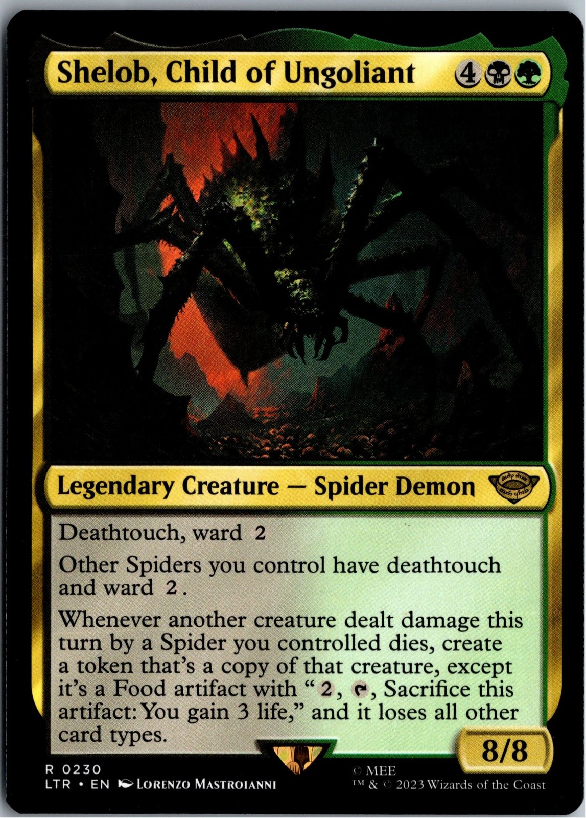 Shelob, Child of Ungoliant - MTG LTR 230 - 