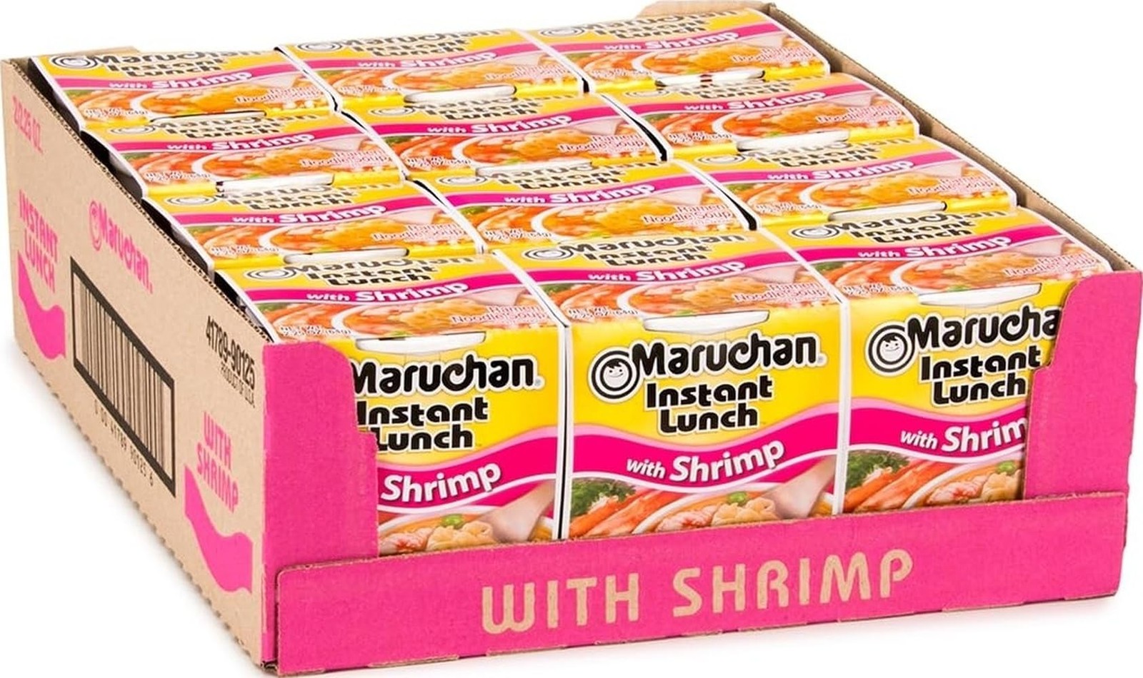 Maruchan Instant Lunch Ramen Noodles, Shrimp Flavor – 2.25 Ounce (Pack of 12) Maruchan Instant Lunch Ramen Noodles, Shrimp Flavor – 2.25 Ounce (Pack of 12)