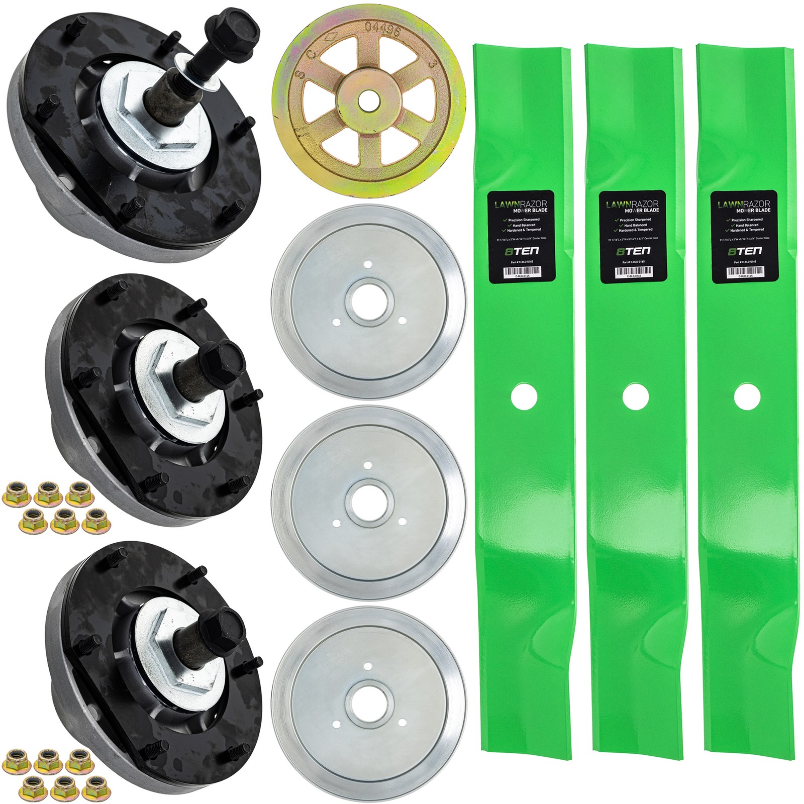8TEN Blade Spindle Kit for Cub Cadet Pro Z 560 760 960 942-04415 918-08473