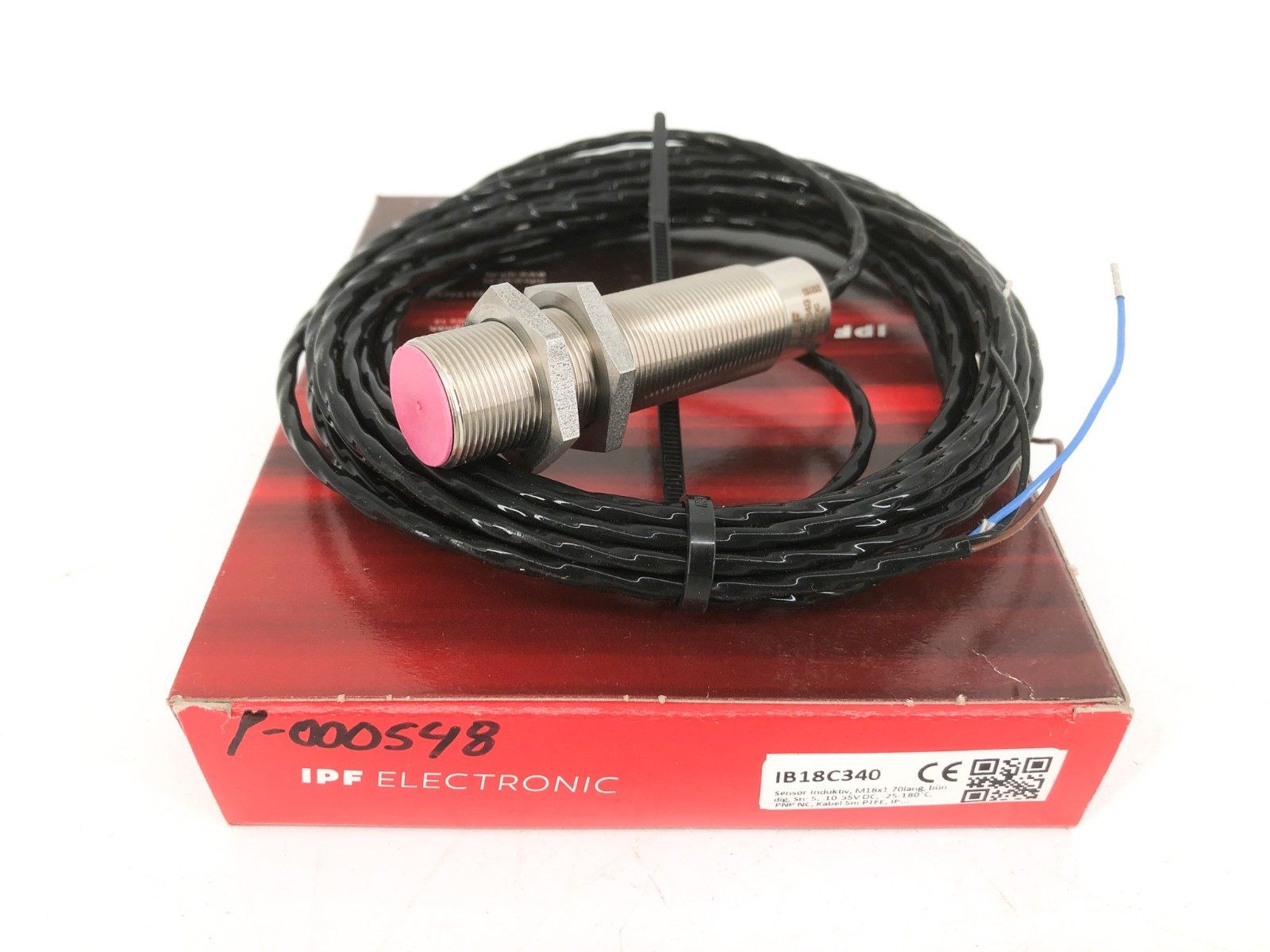 New IPF Electronic IB18C340 Inductive Proximity Sensor M18x1 01959929 IB18E208 New IPF Electronic IB18C340 Inductive Proximity Sensor M18x1 01959929 IB18E208