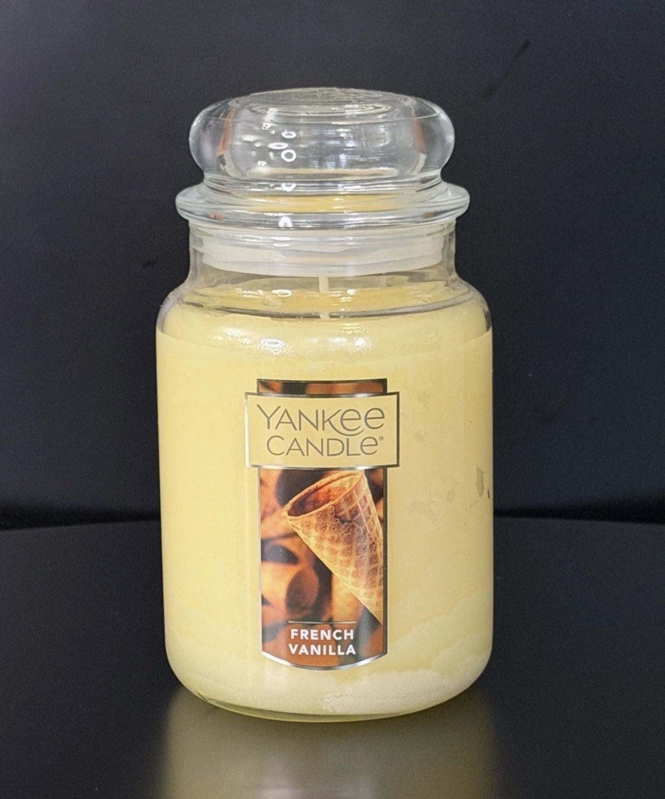 Yankee Candle French Vanilla Classic 22oz Large Jar Single Wick Candle New