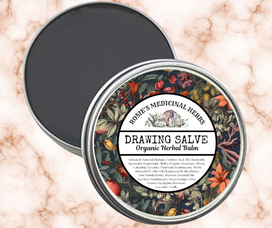ORGANIC BLACK DRAW SALVE | Bug Bites | Stings | Slivers | Boils| Cysts | Zits ORGANIC BLACK DRAW SALVE | Bug Bites | Stings | Slivers | Boils| Cysts | Zits